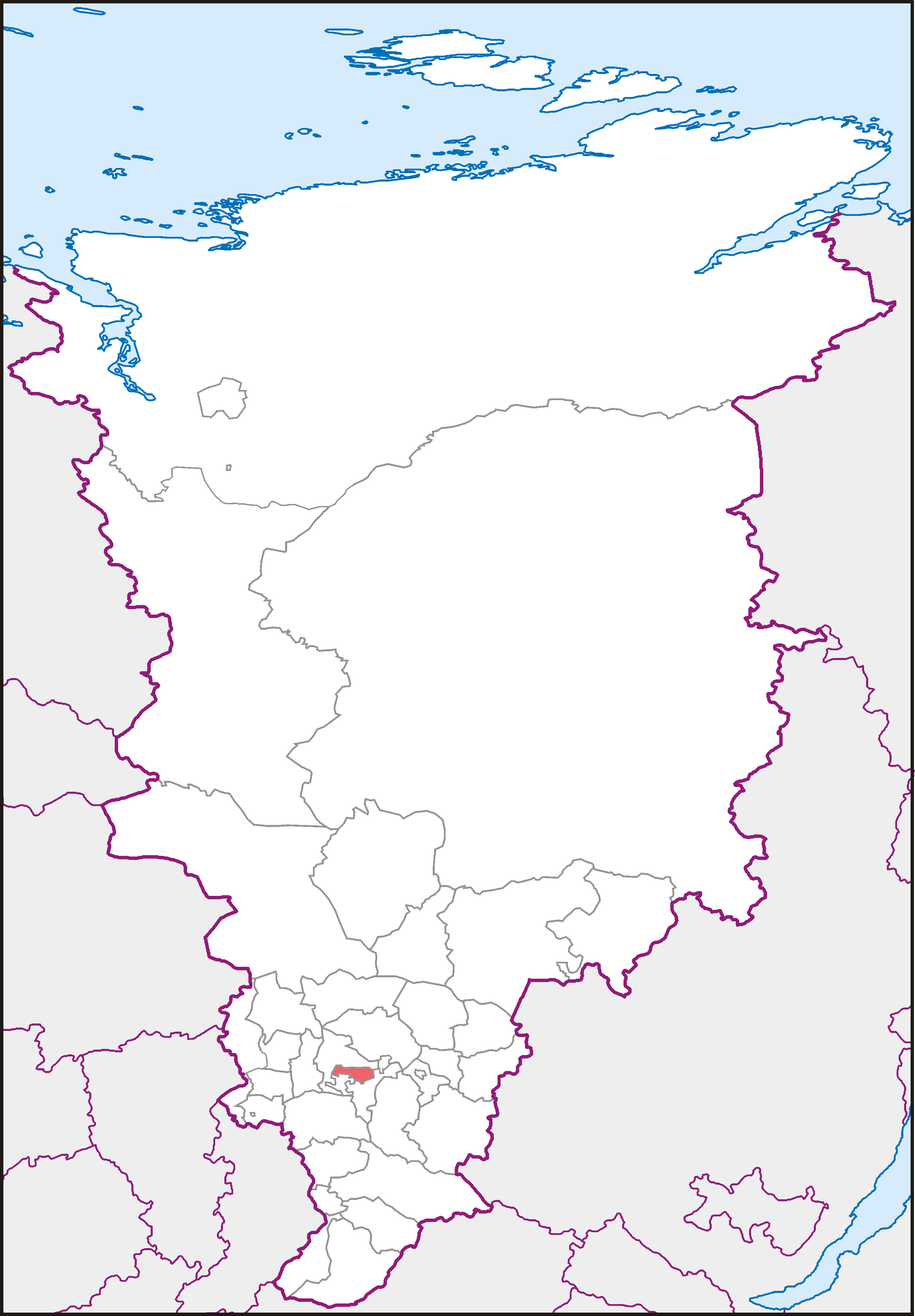 город Красноярск на карте