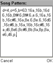 …в фор­ма­те RTTTL/Norking