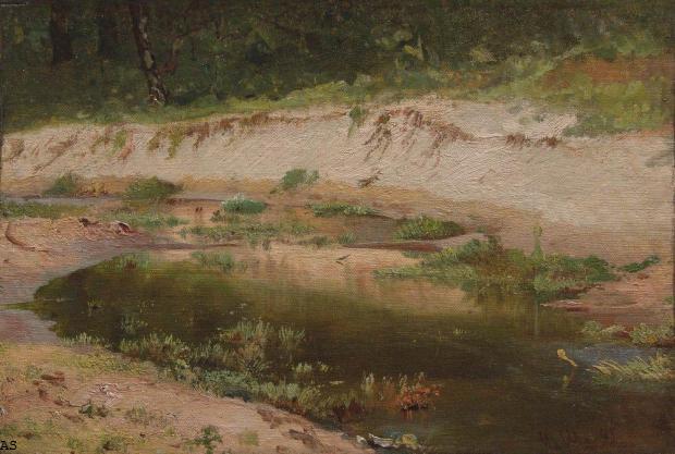 Лесной ручей. 1895