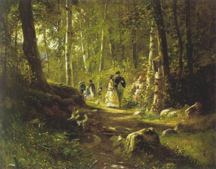 Прогулка в лесу. 1869