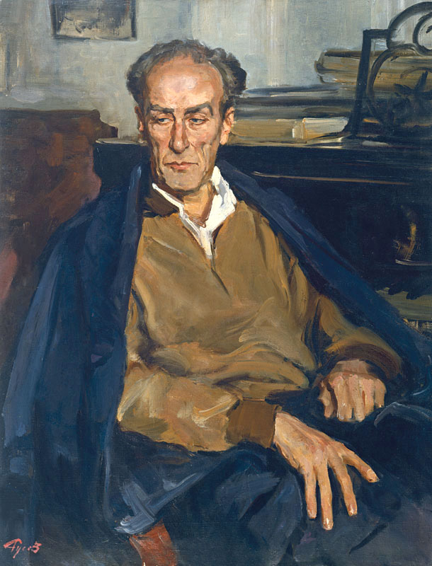 Русов Л. Портрет Е. Мравинского 1957