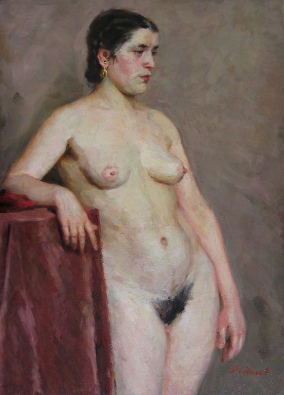Позднеев Н. Обнажённая модель. 1955