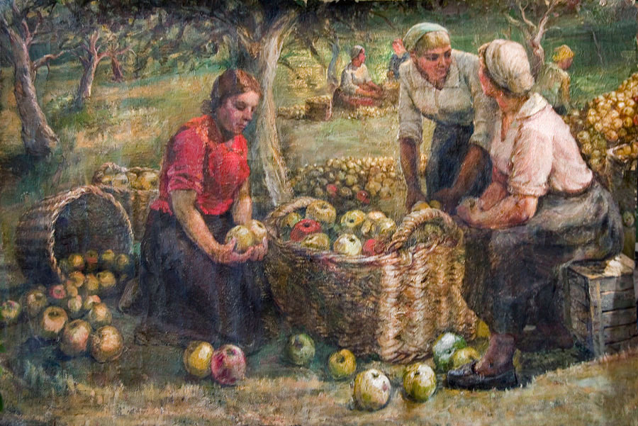 Третьяков А. Сад Гигант на Кубани (фрагмент). 1955
