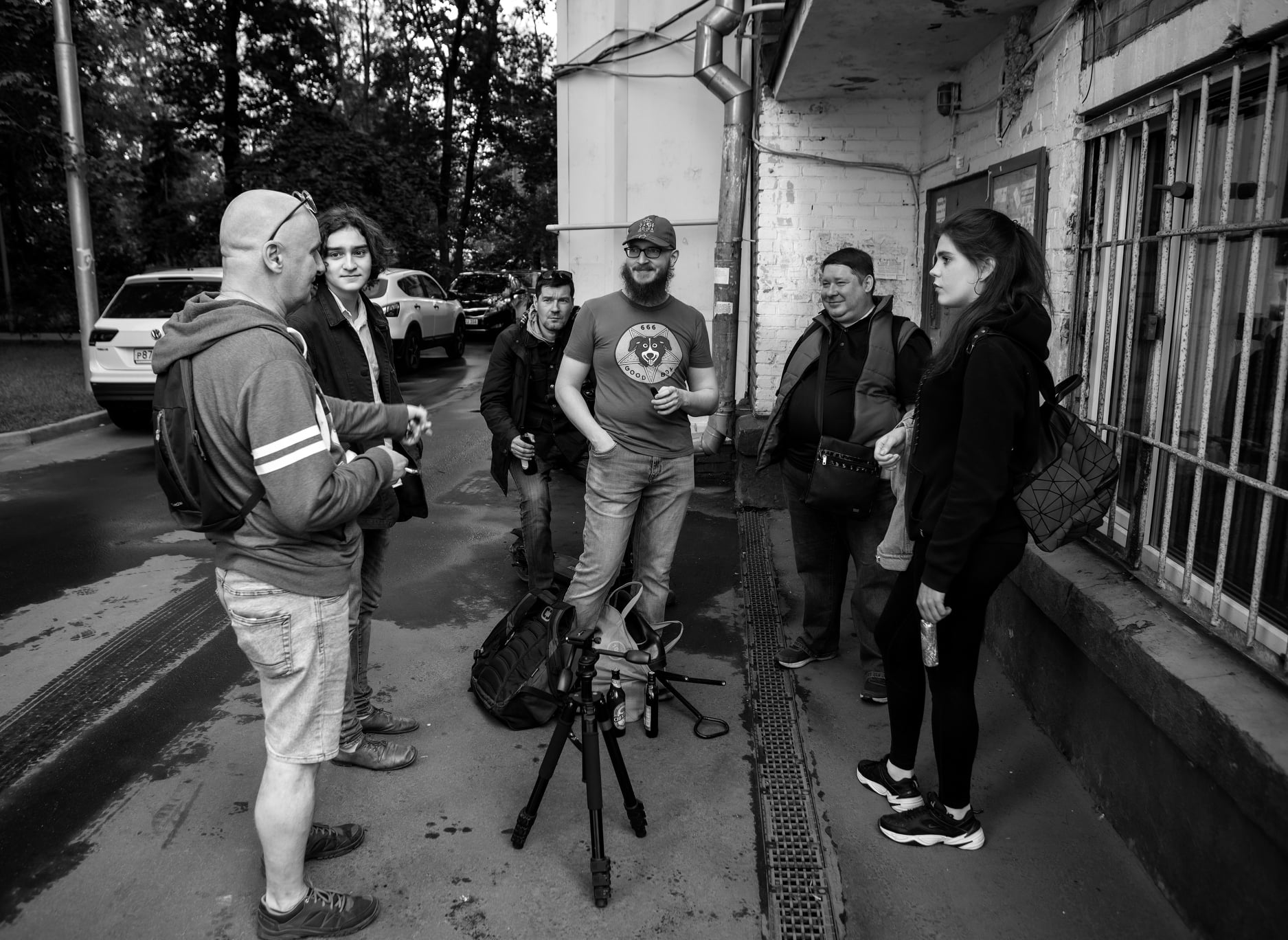 Бэкстейдж съёмок фильма "Горбатый Ковид". Фотография Ростислава Красноперова.