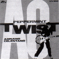 Обложка альбома «Peppermint twist» (Адриано Челентано, 1962)