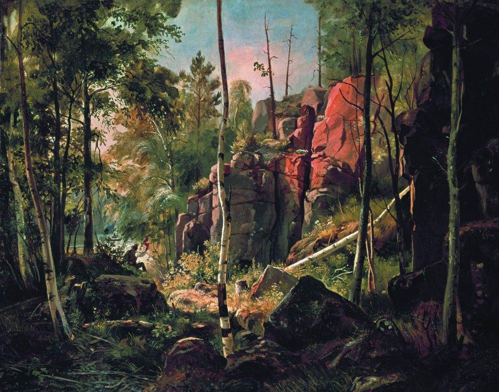 Вид на острове Валааме (Местность Кукко). 1859—1860