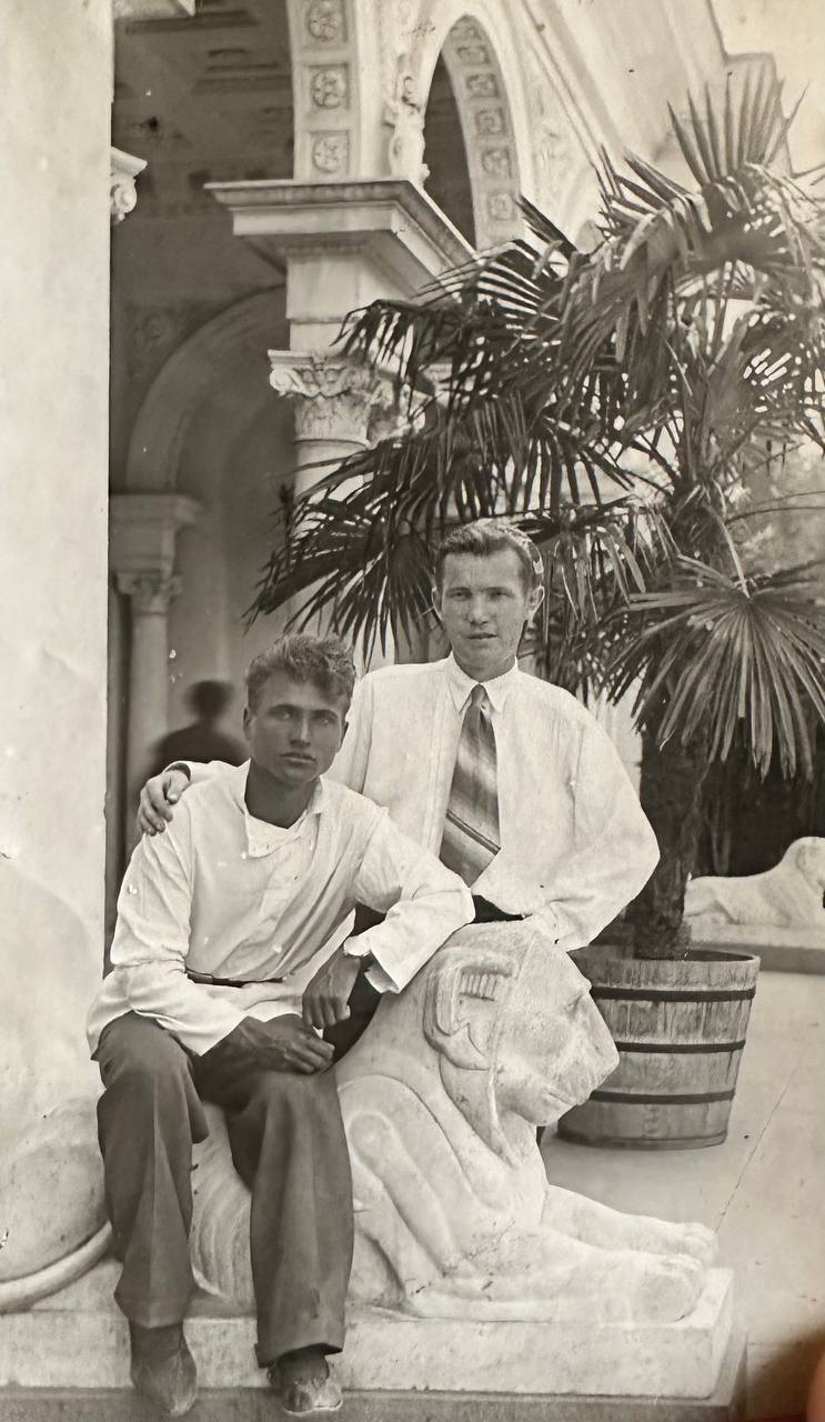 На отдыхе в 1936 году