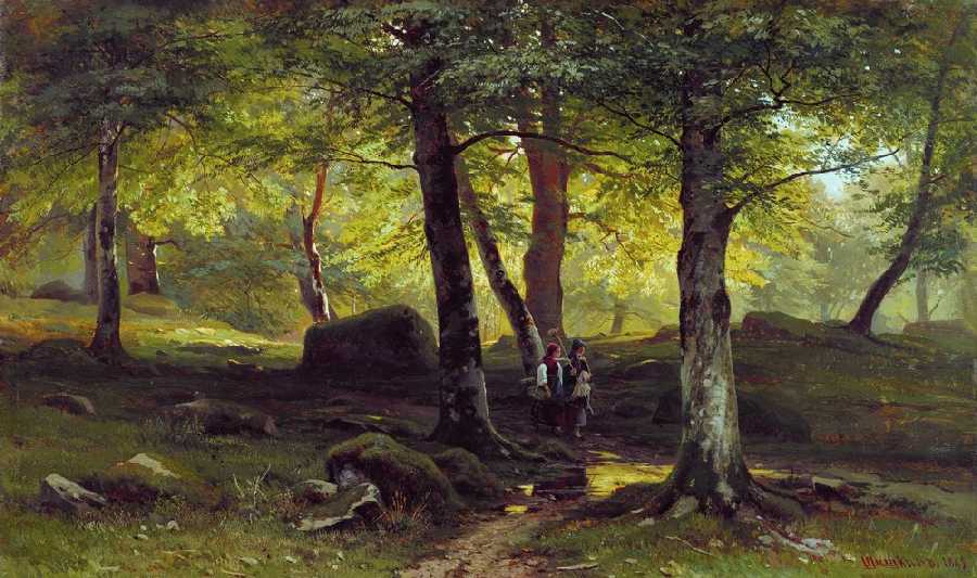 В роще. 1865