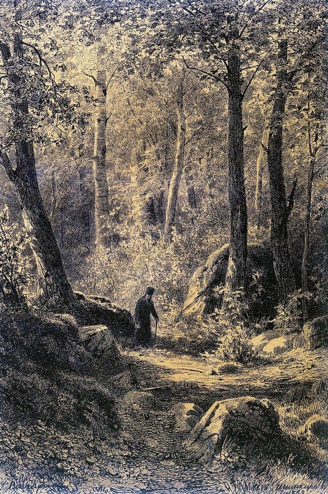 Вид на острове Валааме. 1860-е