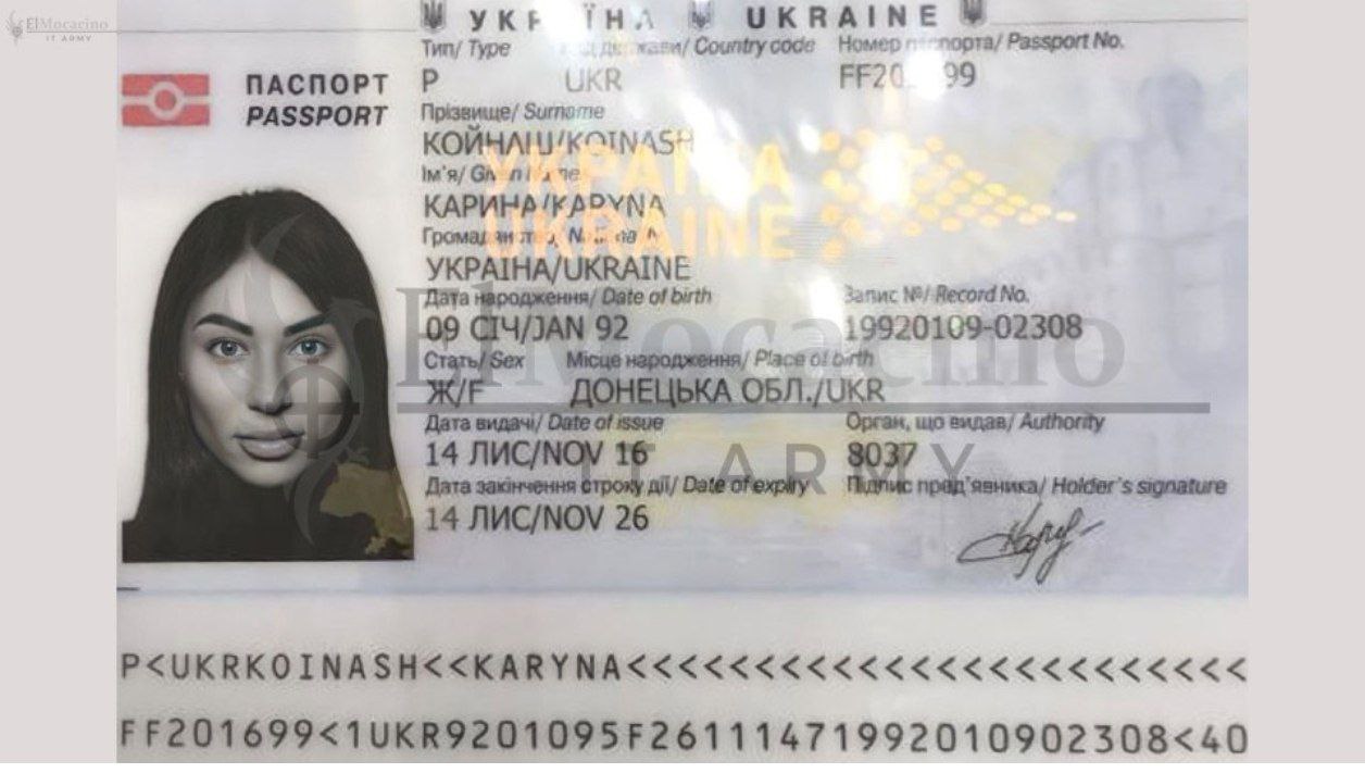 Документ Карины Койнаш