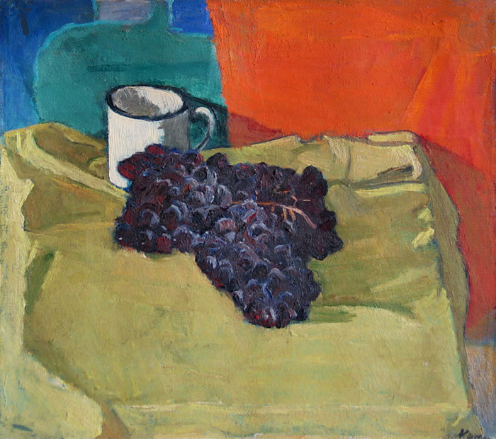 Котьянц Г. Натюрморт с виноградом. 1958