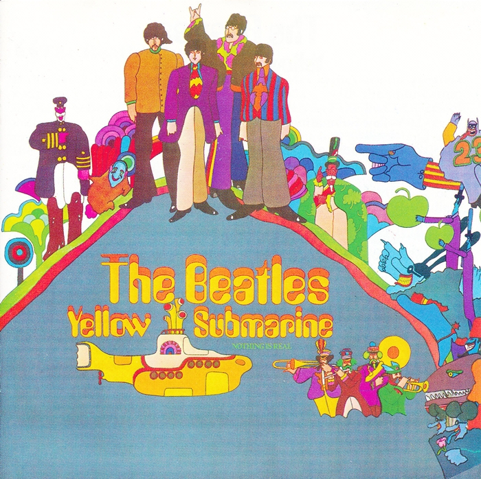 Обложка альбома «Yellow Submarine» (The Beatles, 1969)