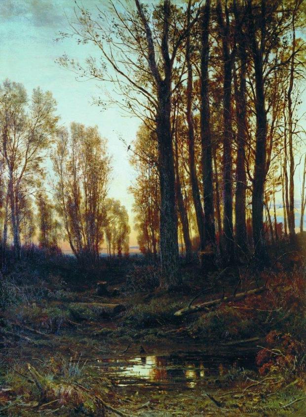 Сумерки. Заход солнца. 1879