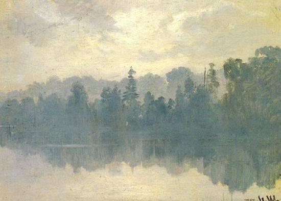 Крестовский остров в тумане. 1880—1890