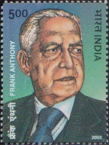 Frank Anthony 2003 stamp of India.jpg