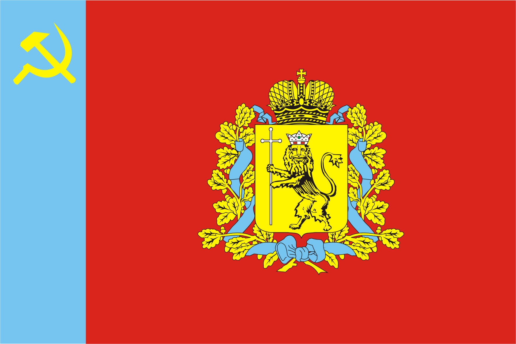 Флаг Владимирской области