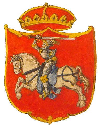 Lithuanian coat of arms Vytis. 16th century.png