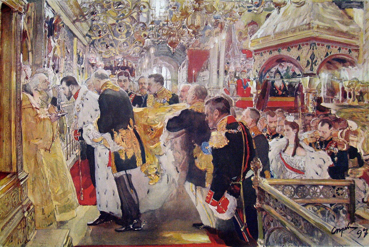 Файл:Walentin Serow Kroenung Zar Nikolai II anagoria_2.jpg