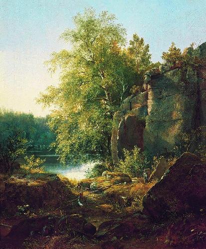 Вид на острове Валааме. Этюд. 1858
