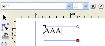 Inkscape Текстовые объекты Шрифт.png