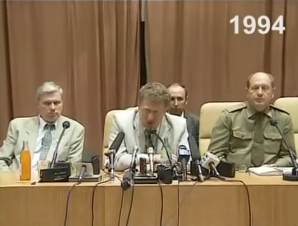 Жебровский с Жириновским. 1994 год.