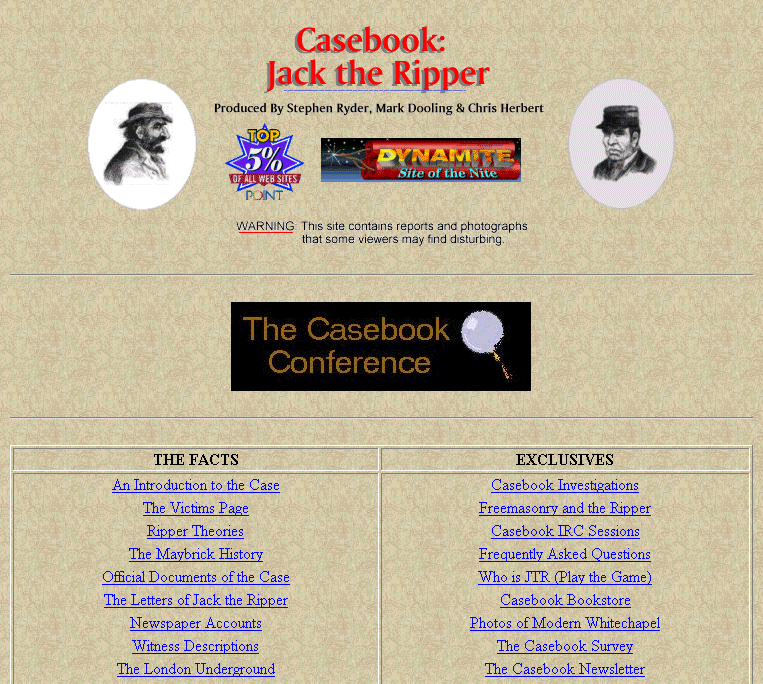 Файл:Скриншот сайта Casebook- Jack the Ripper.gif