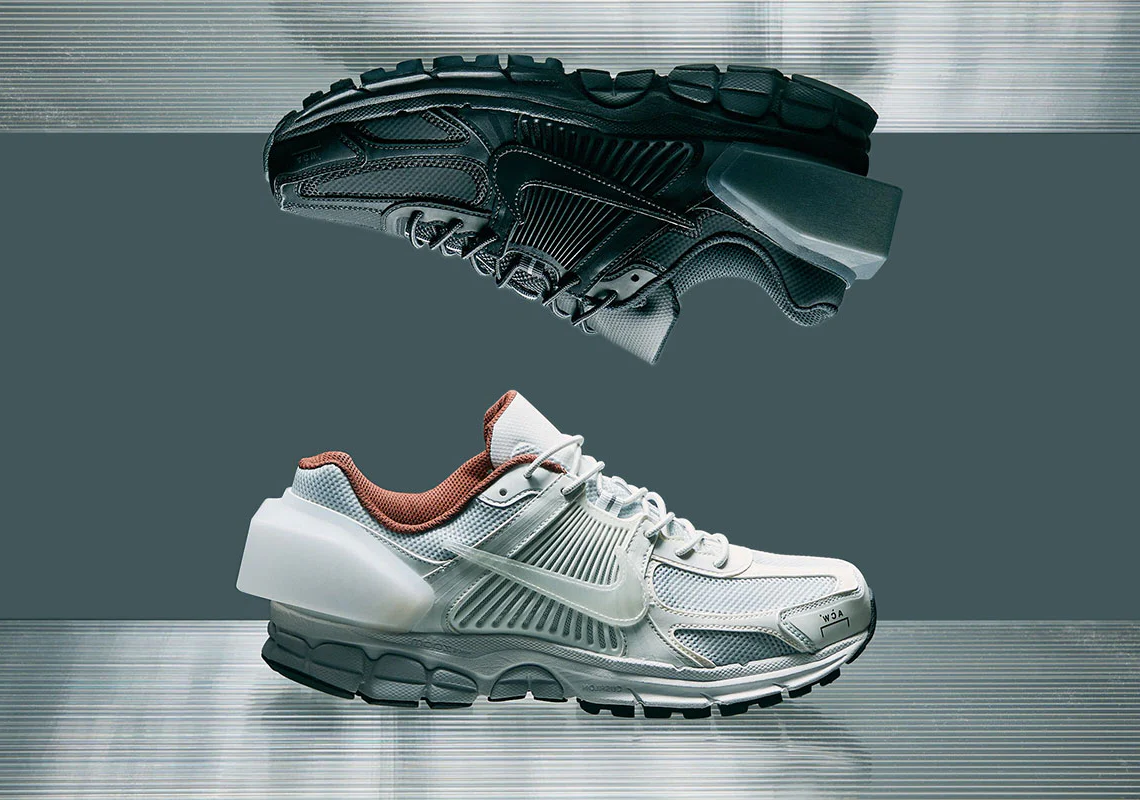 Nike Zoom Vomero 5 x A-Cold-Wall* «Sail» (светлая) и «Black» (тёмная)