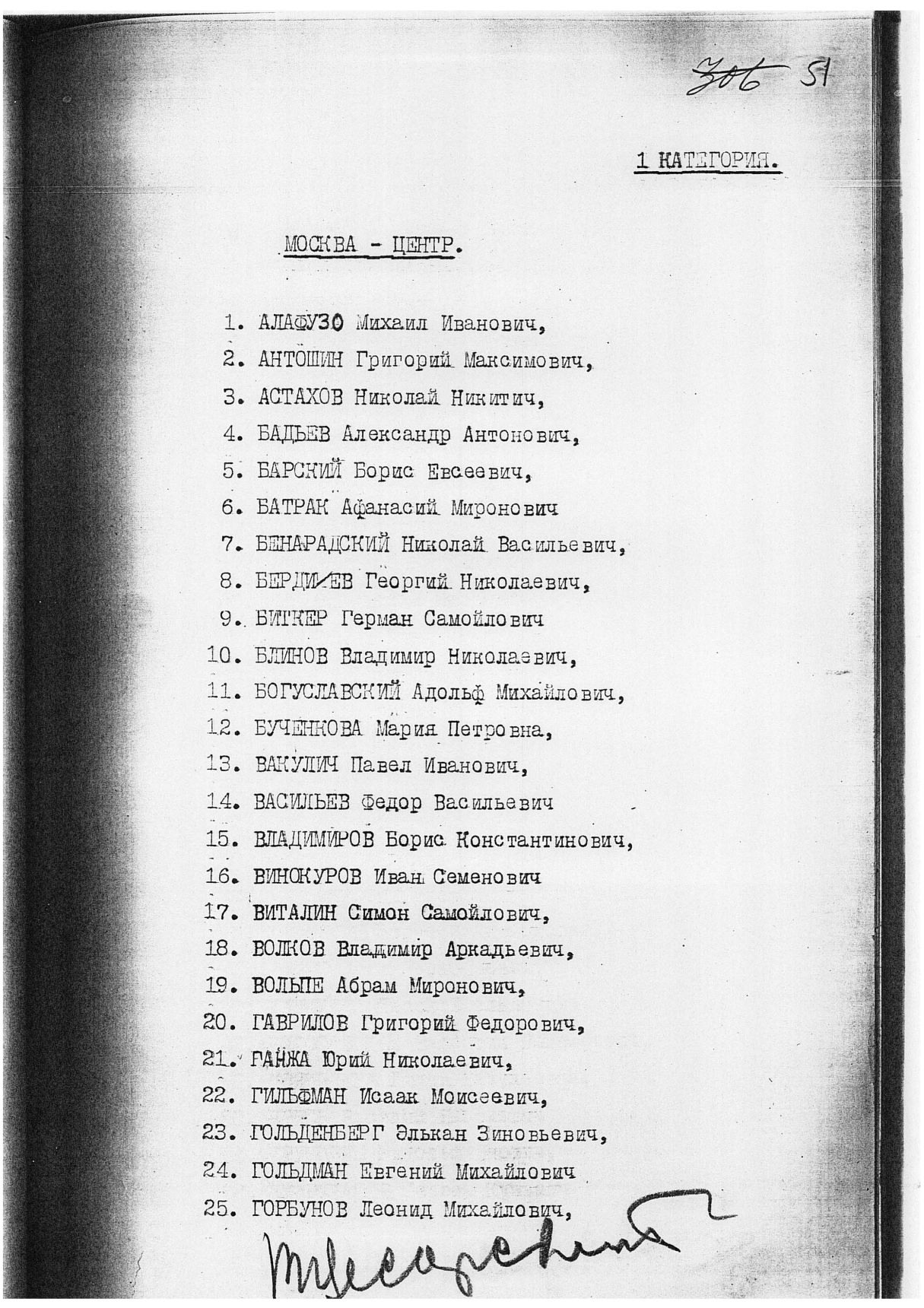 (подпись ст.майора ГБ В. Е. Цесарского)