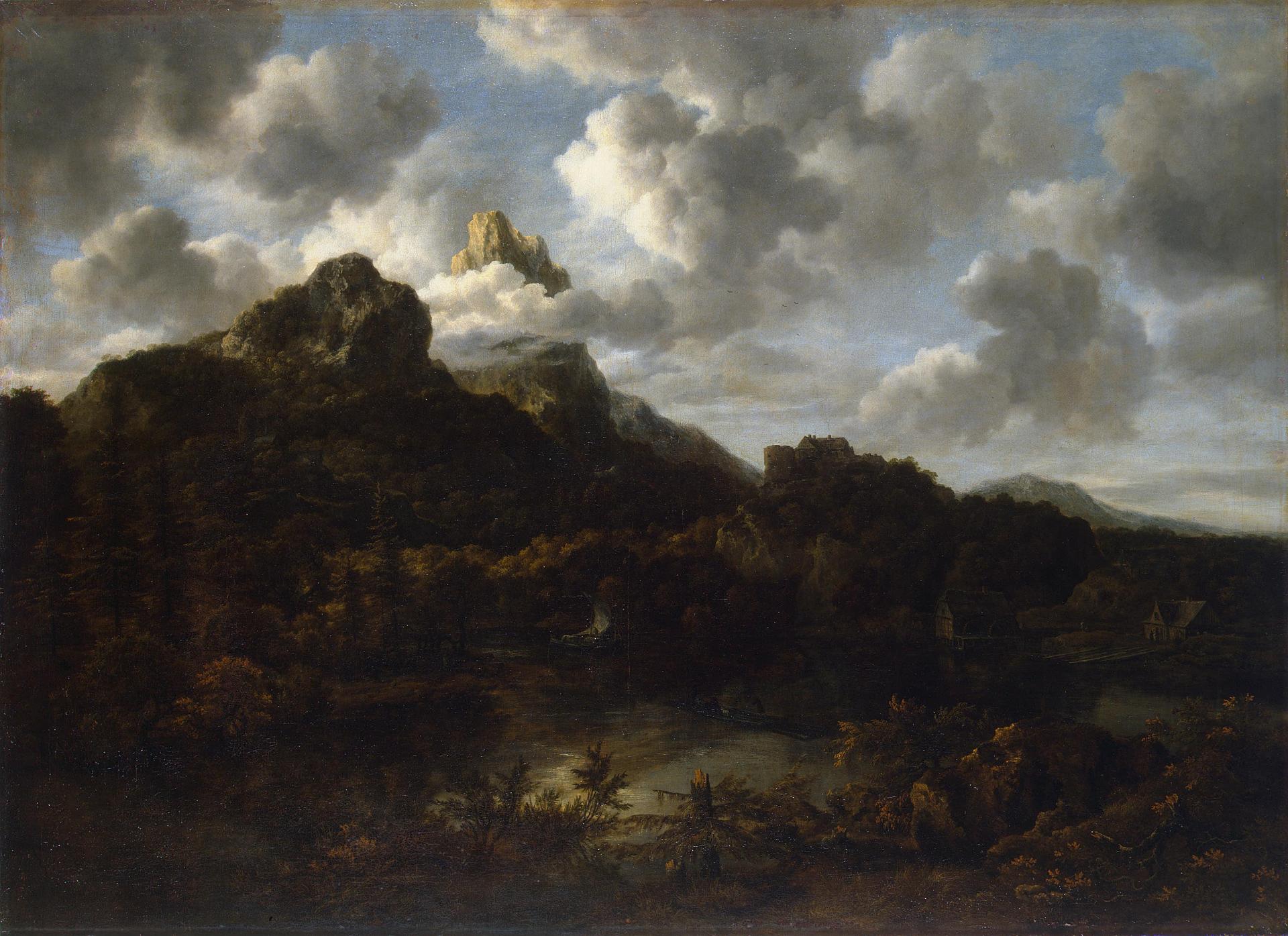 Файл:Jacob van Ruisdael - Mountain landscape by a river.jpg