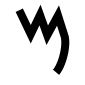 מ