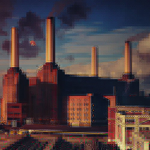 Обложка альбома «Animals» (Pink Floyd, 1977)