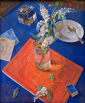 Петров-Водкин К. Черёмуха в стакане. 1932
