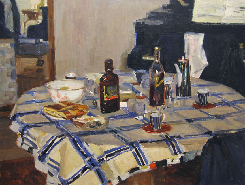 Белов Ю. Гости ушли. 1970