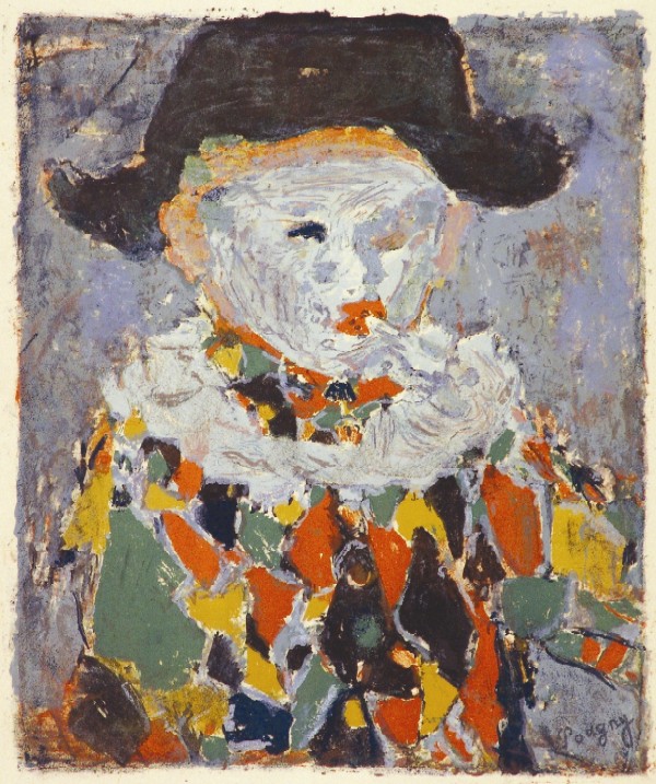 Арлекин. 1950-е гг. Хромолитография. 1.34,5x29