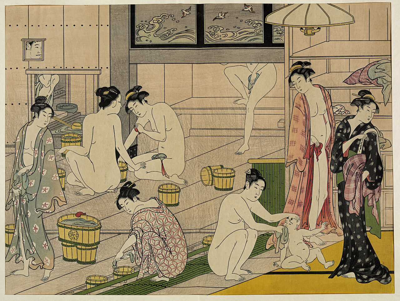 Женщины купалень (англ. Bathhouse women)