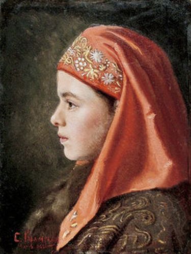Портрет девочки. 1886 г.