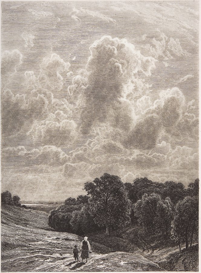 Облака над рощей. 1878