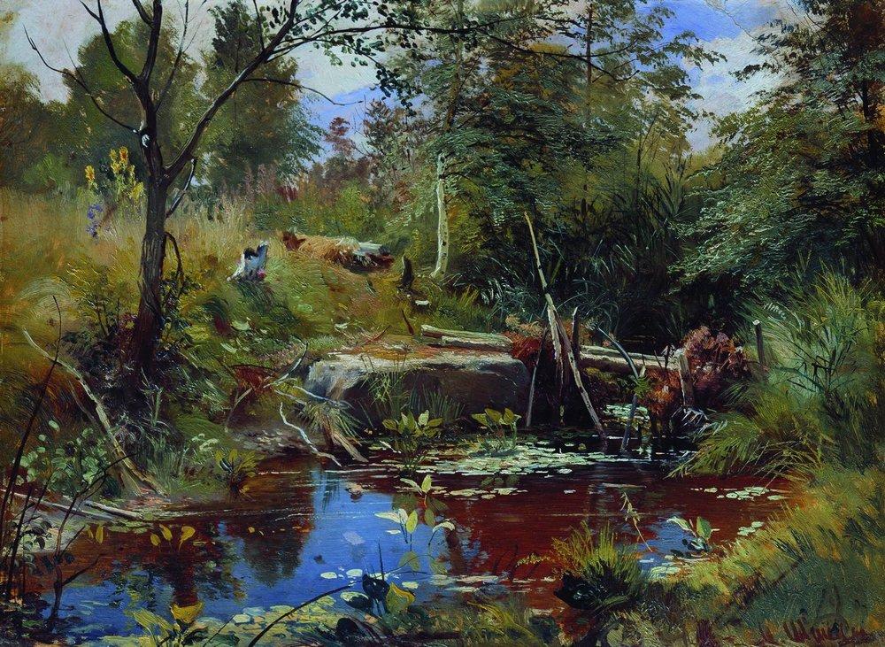 Пейзаж с мостиком (время создания неизвестно)