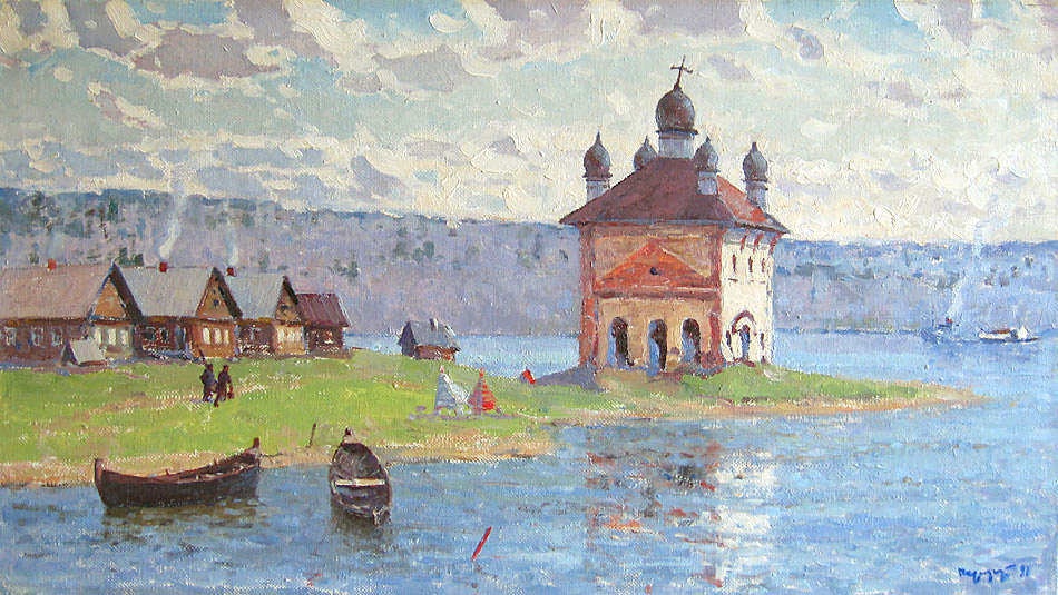 Чупрун Е. Весна на Свири. 1991