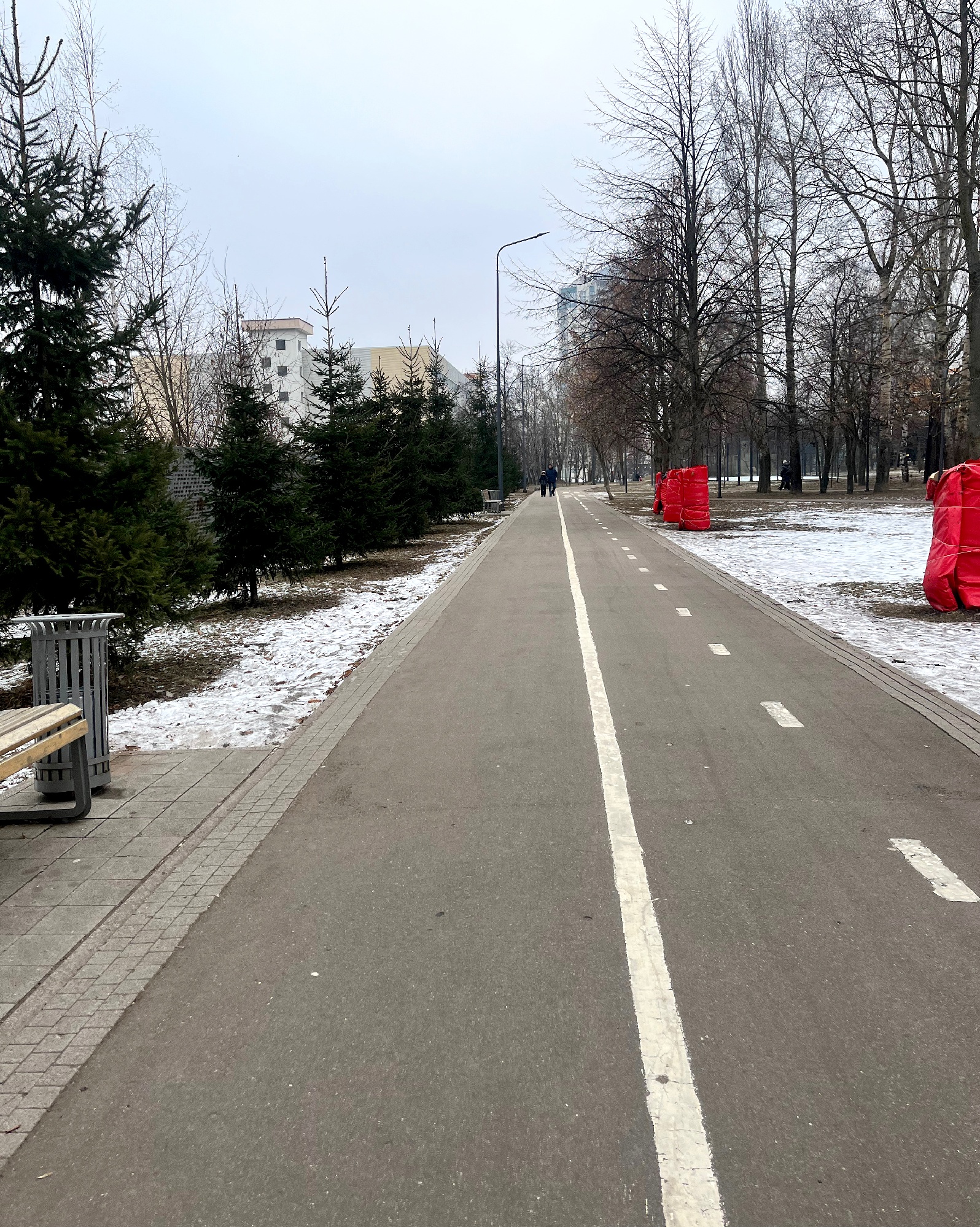 Велодорожки в Парке Лётчиков. 2025 год