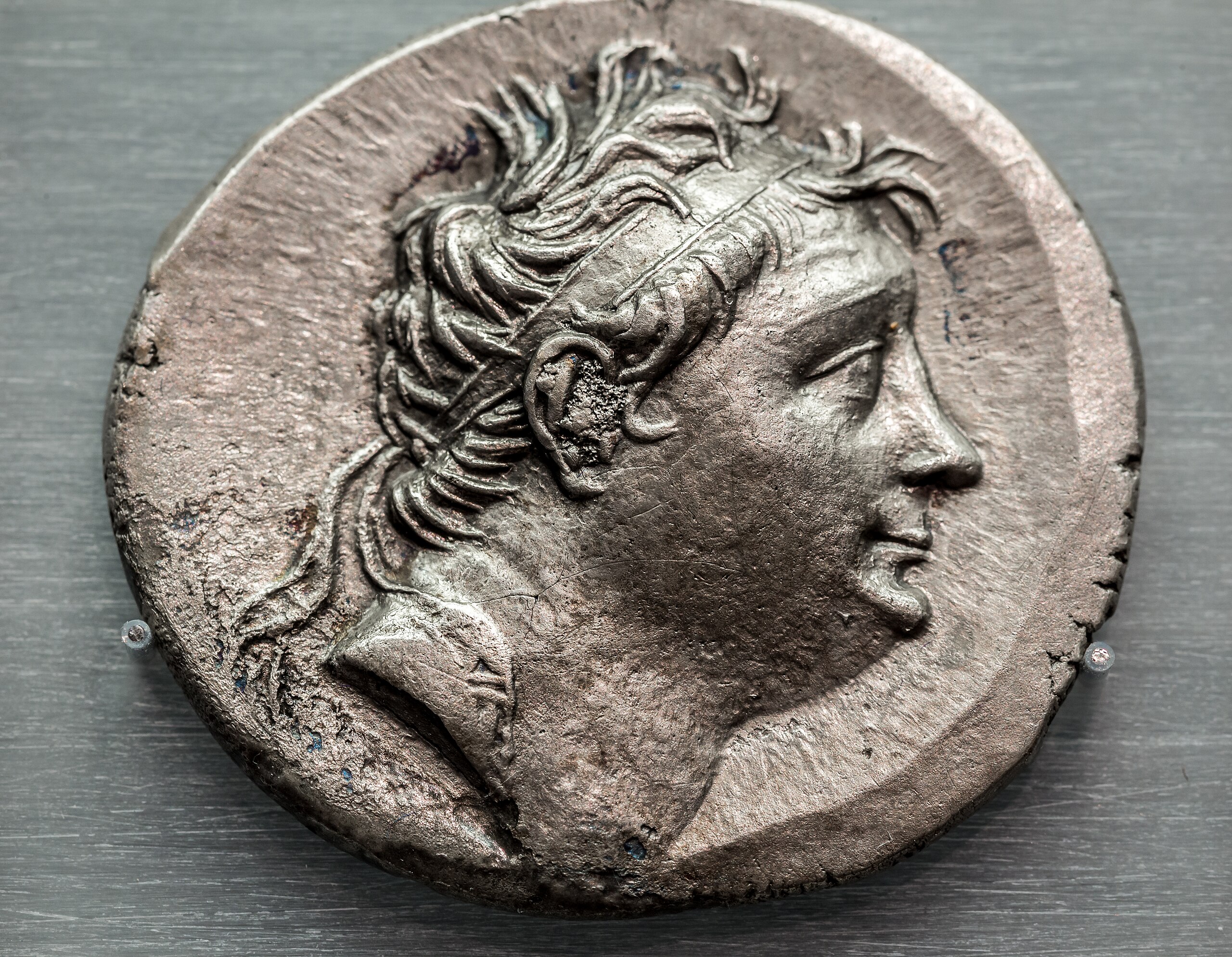 Bithynia - king Nikomedes II - 149-127 BC - silver tetradrachm - head of Nikomedes II - Zeus - München GL.jpg