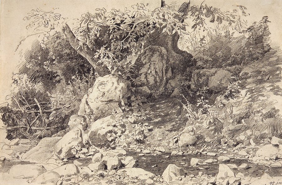 Ручей в Гурзуфе. 1879