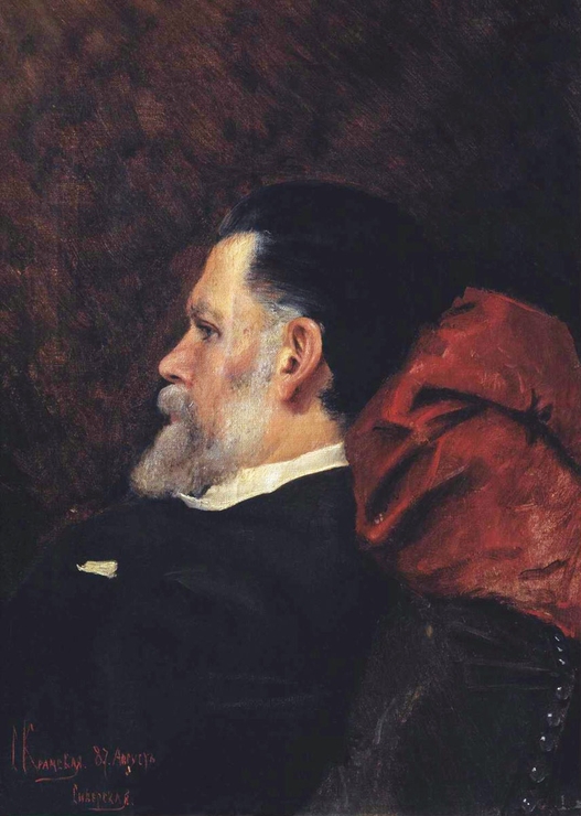 Портрет отца И.Н.Крамского. 1887 г.