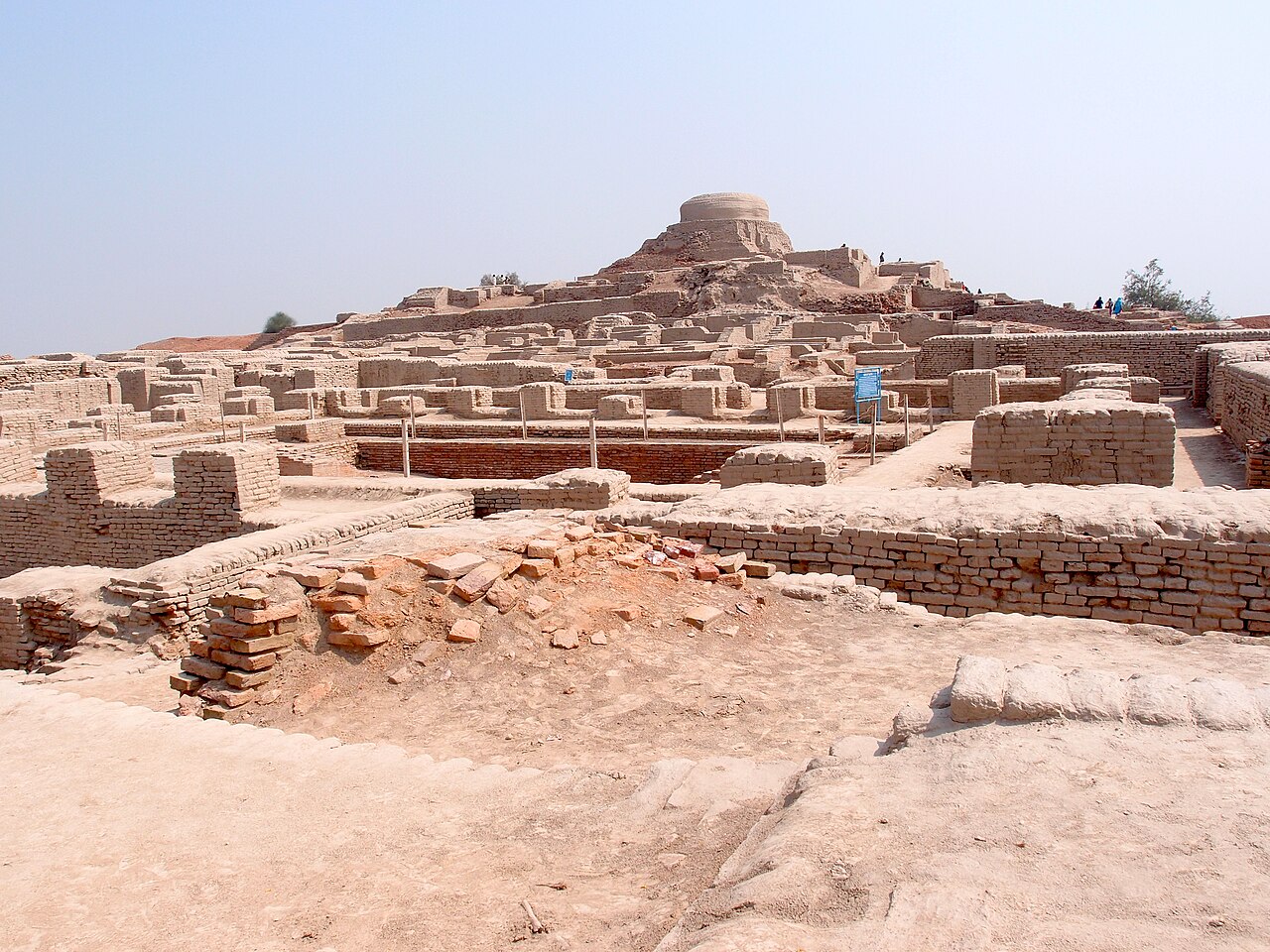 Файл:Mohenjodaro - view of the stupa mound_2.JPG
