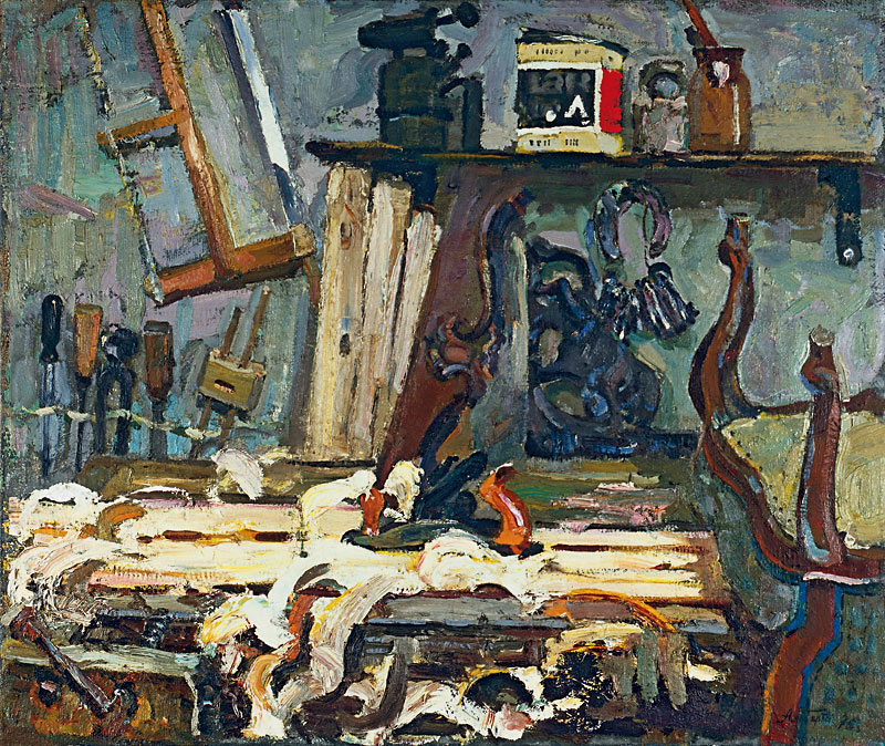 Альберти П. Столярная мастерская. 1976