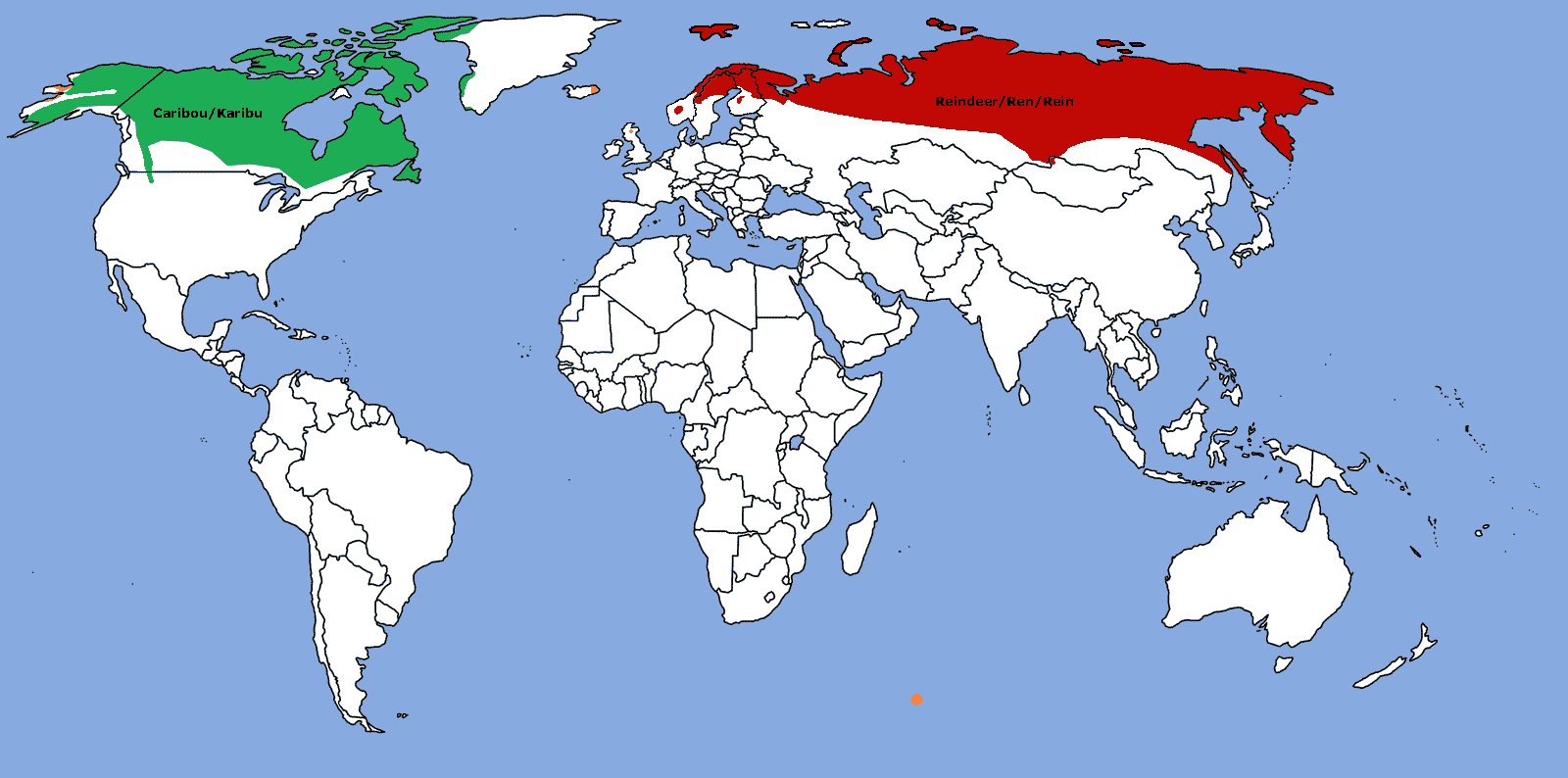 Ареал распространения