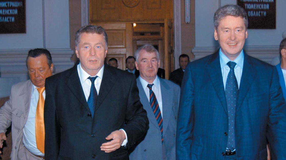 Мусатов, Жириновский и Сергей Собянин в 2003 году