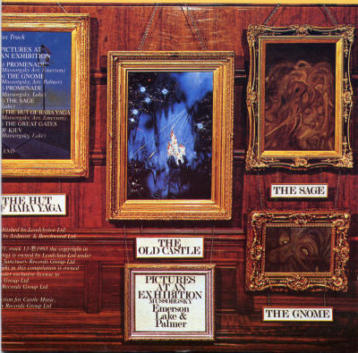 Обложка альбома «Pictures at an Exhibition» (ELP, 1971)