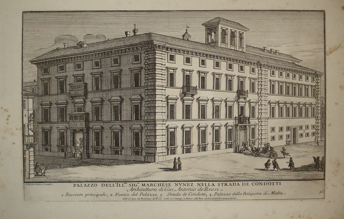 Файл:Palazzo Nunez Torlonia - engraving by Alessandro Specchi (1690).jpg