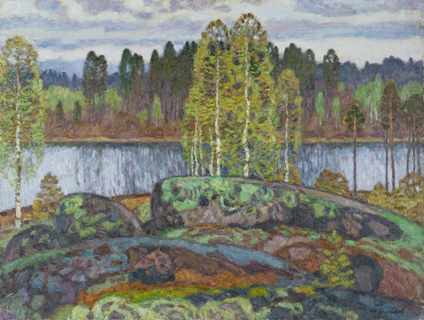 Карельские берёзы. 1985